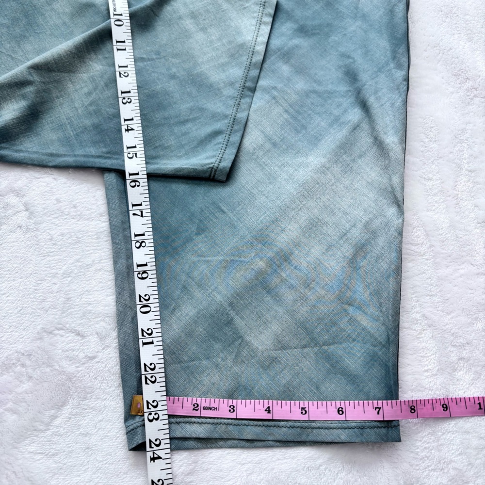 ATHLETA Nolita Slim Tapered Sage Green Printed Crop Pant--NWT--18 - Picture 15 of 15